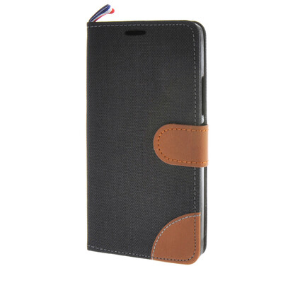 

MOONCASE Denim Design Leather Flip Card Slot Bracket Back Protective Case Cover for Lenovo K3 Note A7000
