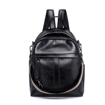 

Travel Backpack 2018 New Korean Version of Pu Womens Backpack Large Capacity Light High School Student Schoolbag