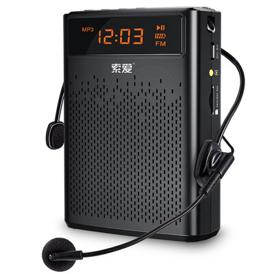 

Sony Ericsson soaiy -538 11W high power bee loudspeaker teacher tour guide dedicated loudspeaker long life outdoor card radio player black
