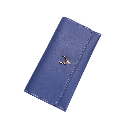 

Fashionable Ladys Length Wallet Ultrathin Personality Wallet Elegance Deer Wallet