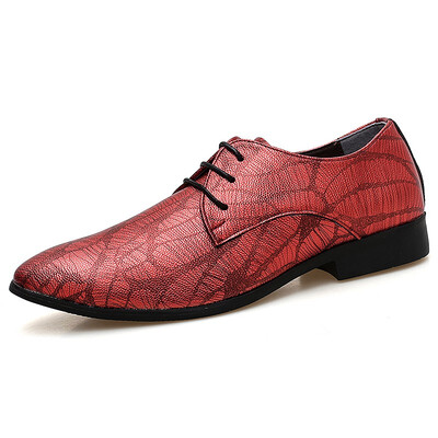 

DJSUNNYMIX Brand Spring Autumn Men Formal Wedding Shoes Luxury Men Business Dress Shoes Men Loafers Pointy Shoes