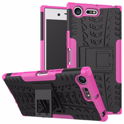 

Goowiiz Phone Case For Sony Xperia XZXZ PremiumX miniX Compact Armor Tire Texture Rugged Protection PCTPU