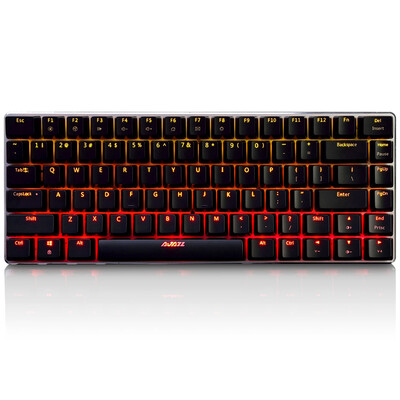 

Черный джаз (Ajazz) Geeks AK33S пламя Издание механической клавиатура черный вал черная игровая клавиатура с подсветкой офисного компьютер ноутбук