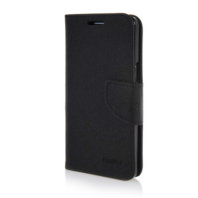 

MOONCASE Cross pattern Leather Wallet Flip Card Slot Pouch Stand Shell Back ЧЕХОЛ ДЛЯ Samsung Galaxy A5 Black