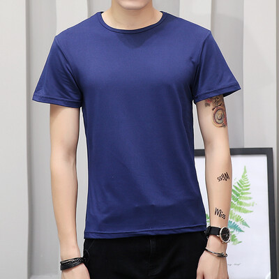 

Damaizhang Brand Summer Cotton Men T-shirt Breathable Mens Loose Tshirt Top Quality Men Whie T-shirt Casual Short Sleeve Man Shirt