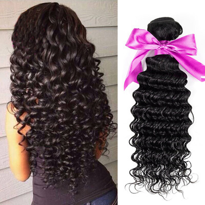 

Dream Like 8A Indian Virgin Hair Bundles 100 Unprocessed Human Hair Deep Wave 5 Bundles