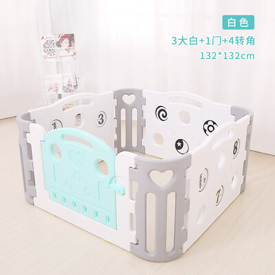 

Geometric Folding Children Plastic Fence Baby Game Guardrail Playing Crawling Security Fence Toddler Baby Playpens with Door