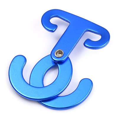 

Multifunctional T Shape Aluminum Alloy Self-locking Carabiner Hook for Outdoor Safety Camping Hiking