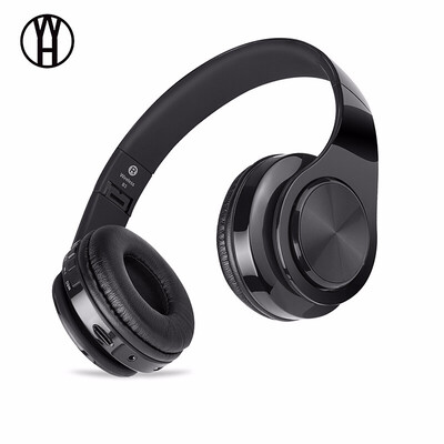 

WH B3 Bluetooth Беспроводная стереогарнитура спортивная музыка Наушники с поддержкой микрофона TF-карта FM-радио для ПК samsung huawei iphone