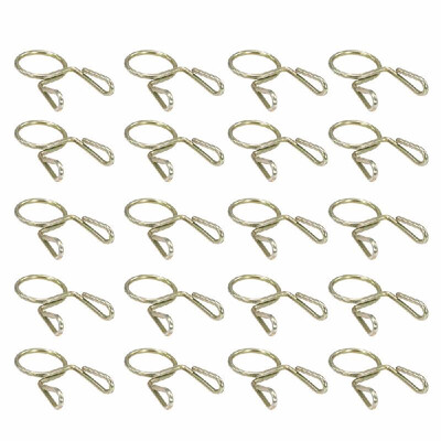 

100X Fuel Line Hose Tubing Spring Clip Clamp 7mm For Motorcycle ATV Scooter