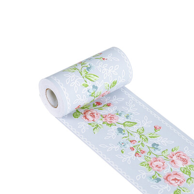 

Situ sitoo skirting wall stickers waterproof wallpaper self-adhesive skirting kitchen bedroom bathroom waist line tile waist line stickers wallpaper 10 meters long ST50037