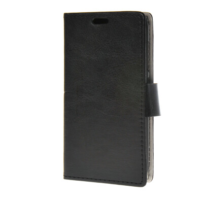 

MOONCASE Leather Wallet Flip Card Slot Pouch with Kickstand Shell Back Case Cover for Huawei Ascend Y520 Black