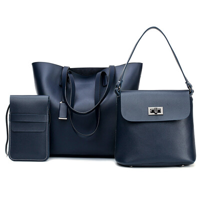 

SGARR Women Handbags Luxury Designer PU Leather Ladies Shoulder Bag High Quality Female 3 Pieces Set Composite Bags Fashion Tote