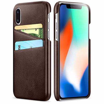 

iPhone X CaseWallet Phone Case LeatheriPhone X Wallet Slim Leather Back Case With Credit Card Holder