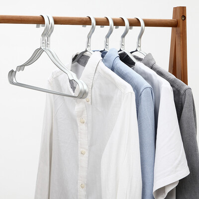 

Friends aluminum alloy hanger 5 sticks widened clothes hanging shoulder width 42cm YL432J