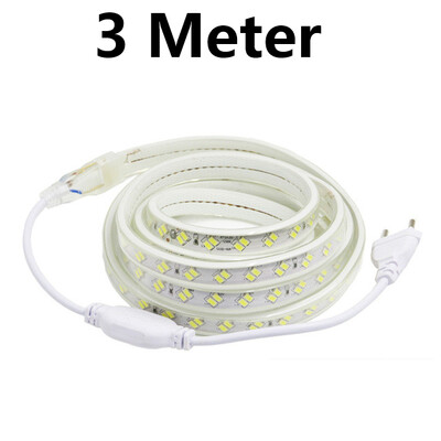 

IP67 LED Strip 220V 5730 120LEDM Waterproof Flexible Lamp Replace T5 Real 10WM With EU Plug WarmCold White