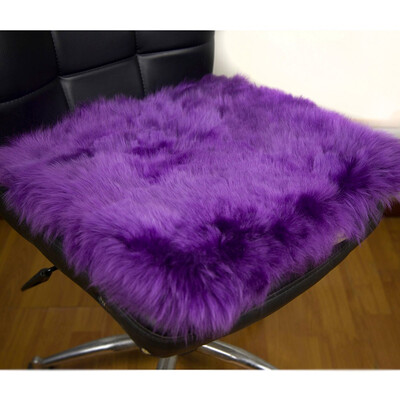 

Universal Australian Pure Natural Wool Seat CoverThirteen Colors Winter Car Cushion 1 PCS Lot Free Shipping For Russian