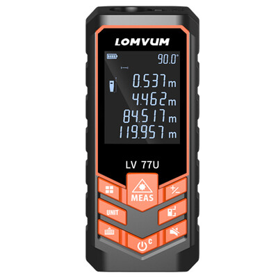 

Long Yun LOMVUM 77U laser range finder 60 meters dual power supply large screen infrared electronic ruler