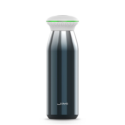 

Jimmy JIMI Smart Cup Childrens Temperature Reminder Creative Cup Display Temperature 316 Stainless Steel Creative Insulation Cooling Cup 400mlS1 Plus Gray