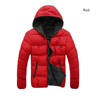 

Fashion coat mens hooded Cotton clothing casual down jacket