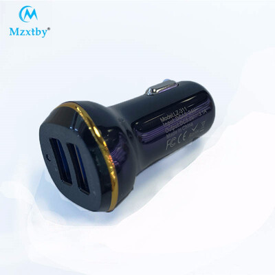 

Mzxtby 2 USB Output Car Charger 24A maxReal Fast Charge For Iphone 6s 6 plus SE for Samsung S6 S5 S4 mobile phones tablets