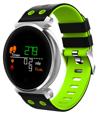 

Браслет Bluetooth Smart Watch IP68 Водонепроницаемый датчик кровяного давления / кислорода Монитор сердечного ритма Smart Reminder Android 4.4 iOS
