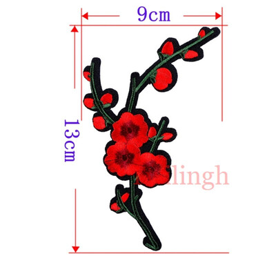 

twilingh Patches Sewing On Iron-On Accessories Flower Embroidered Sequined Patches For Women Dress Clothing
