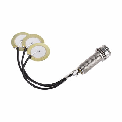 

Kalimba Pickup 3 Transducer Pickup System Self-adhesive Thumb Piano Mbira Mono Piezo Pickup with Buzzer