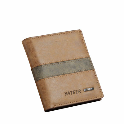 

Ultre-thin New Men Wallet Horizontal Short Suede Purse