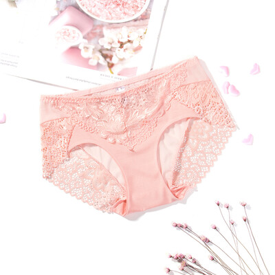 

Xia Weifang sexy lace breathable&comfortable womens underwear briefs 1033-1 light purple code