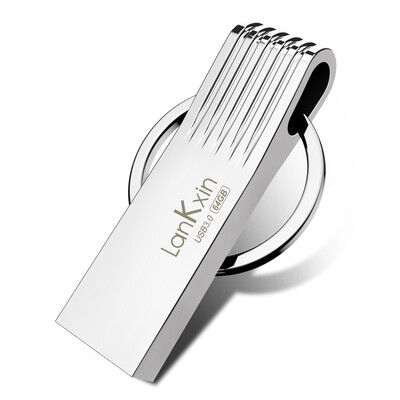 

Lanke core P8-3 USB30 64G metal with key ring car waterproof computer office shockproof portable version of high-speed U disk
