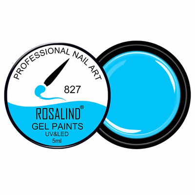 

ROSALIND Gel Varnish 5ml 142 Pure Colors UV Gel Manicure DIY Nail Art Gel Polish Design Nail Painting Color gel lacquer801-880