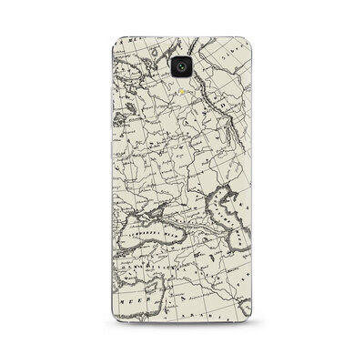 

GEEKID MI 4 Back Decal sticker Phone back sticker Protector Decal cover Eur Maps MI waterproof avery stickers