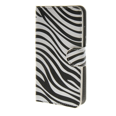 

MOONCASE Zebra style Leather Wallet Flip Card Slot Stand Pouch чехол для HTC Desire 620 A07