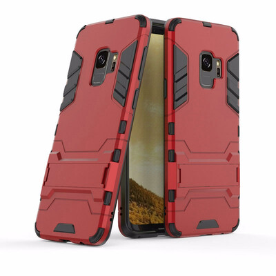 

for Samsung Galaxy S9 G960 G960F Shockproof Hard Phone Case for Samsung Galaxy S9 Plus G965 G965F Combo Armor Case Back Cover