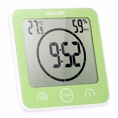 

Home Supplies Multifunctional Digital Clock with Large Screen Display Time Temperature Humidity Excellent LCD Shower Clock with Ti