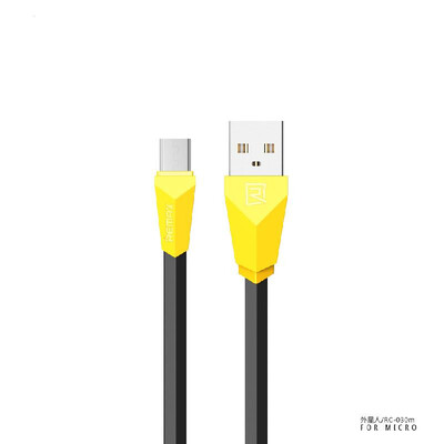 

REMAX ALIENS 21A Micro USB data cable Diamond noodle Flat Charger sync data Flexible cable for samsungxiaomiLGsony
