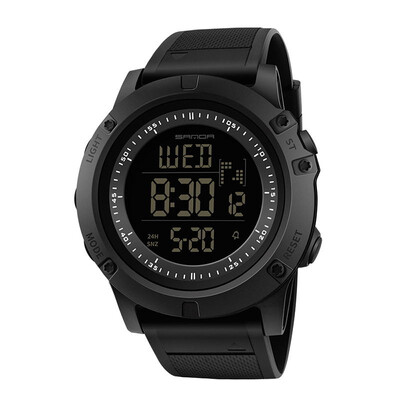 

SANDA 372 Sport Men Watches Waterproof Running Led Electronic Digital Mens Wristwatch