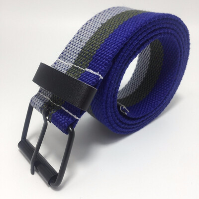

Men Fashion Casual stripe Canvas Tactical Belt