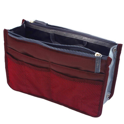 

1xWomen Travel Insert Handbag Organizer Purse Large Liner Organizer Tote Hand Bag