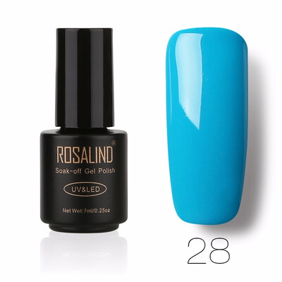 

ROSALIND Gel 1S 7ml DIY Blossom Gel Polish Professional Soak Off UV For Manicure Nail Art Semi Vernis Permanant Gel Lacquer