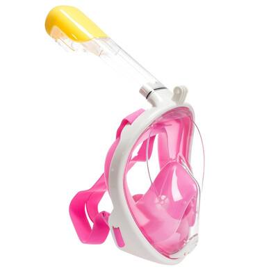 

Full Face Snorkel Mask 180° Panoramic View Snorkeling Diving Mask Goggle Anti Leak Anti Fog Easy Breathing for Unisex Adults Youth