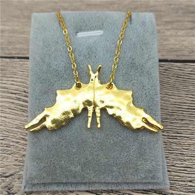 

New Rorschach Inkbolt Test Card Psychology Necklace Graduation Gift Science Jewelry Psychology Jewelry