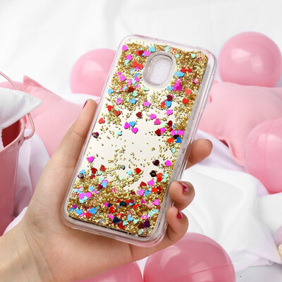 

Akabeila Cover for Samsung Galaxy J5 2017 EU Case Soft Mirror Dynamic Glitter Phone Protector Cover Shell J530F J530