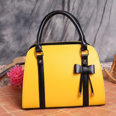 

2018 Summer Korean New Bow Tie Handbag Lady Single Shoulder Skew Spanning Bag Student Rucksack