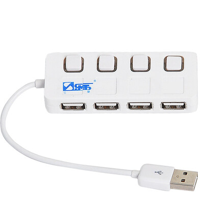 

Sanba (SANBAO) SH-404 4-портовый USB2.0 HUB высокоскоростной с перемычкой многофункционального сплиттера USB-концентратор