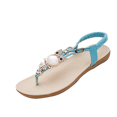 

Women Glitter Thong T Strappy Sandals Flat Slingback Beach Shoes Home Slippers