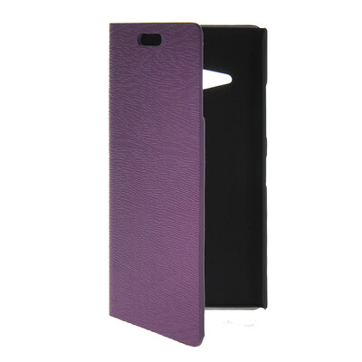 

MOONCASE Slim Leather Side Flip Wallet Card Slot Pouch with Kickstand Shell Back чехол для Nokia Lumia 730 Purple
