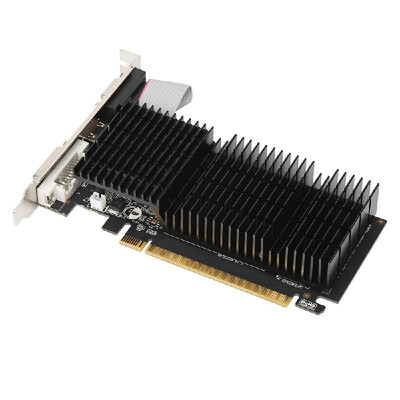 

NVIDIA GeForce GT 710 Pro GPU 2GB 64bit 2048MB Gaming DDR3 PCI-E 20 Video Graphics Card DVIHDMIVGA Port Whisper Silent Cooling