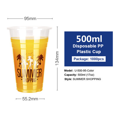 

Free Shipping 12oz-22oz Clear Plastic PP Cups with Dome & Flat Lids for Juice Tea Iced Coffee Bubble Boba Smoothie 1000pcs